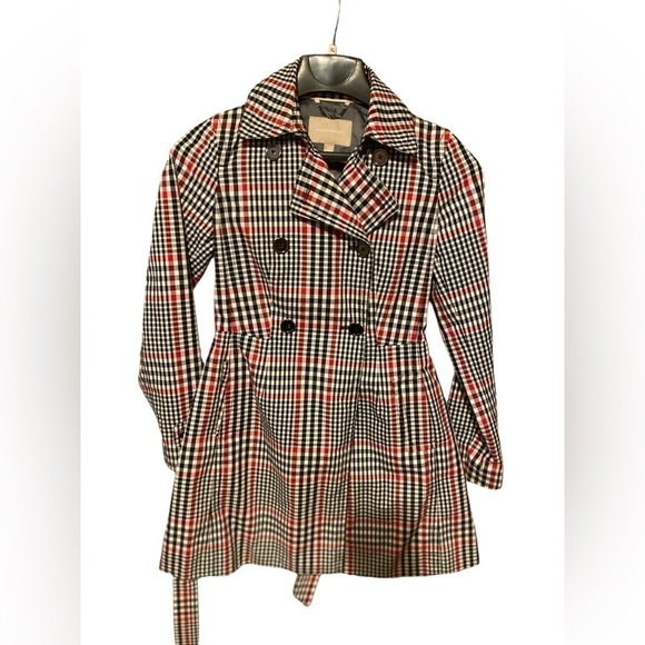 Jackets & Blazers - Banana Republic Trench Coat w/ belt Plaid Classic Size XS